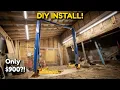 Installing a 2-Post Automotive Lift on the Cheap