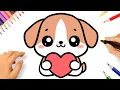 COMO DIBUJAR UN PERRITO KAWAII