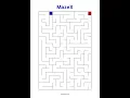 Free Printable Maze for Kids Beginner Maze Puzzle