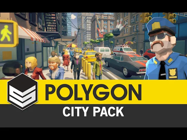 POLYGON City Pack - (Trailer) 3D Low Poly Art for Games by #SyntyStudios