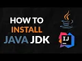 Downloading And Installing Java JDK Intellij Idea Java Tutorial For Beginners