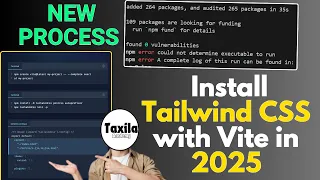 tailwind css is not working in react vite how to install tailwind css in vs code