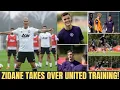 Download Lagu ZINEDINE ZIDANE TAKES OVER MANCHESTER UNITED TRAINING GROUND IN FIRST SESSION AS NEW MANAGER!