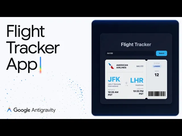 Video promocional de Google Antigravity