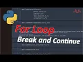 Python Tutorial 40 for Beginners For Loop - Break and Continue Lativa19