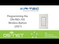 OS-NET Programming the ON-PBD-705 Wall Switch