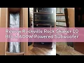 Review Rockville Rock Shaker 10 Black 600W Powered Subwoofer Class-D Amp Adjustable Crossover MDF