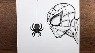 Spiderman nasıl çizilir - Kolay adım adım öğretici - Yeni başlayanlar için