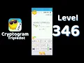 Cryptogram Tripledot Level 346 Answer SolutionGuruji