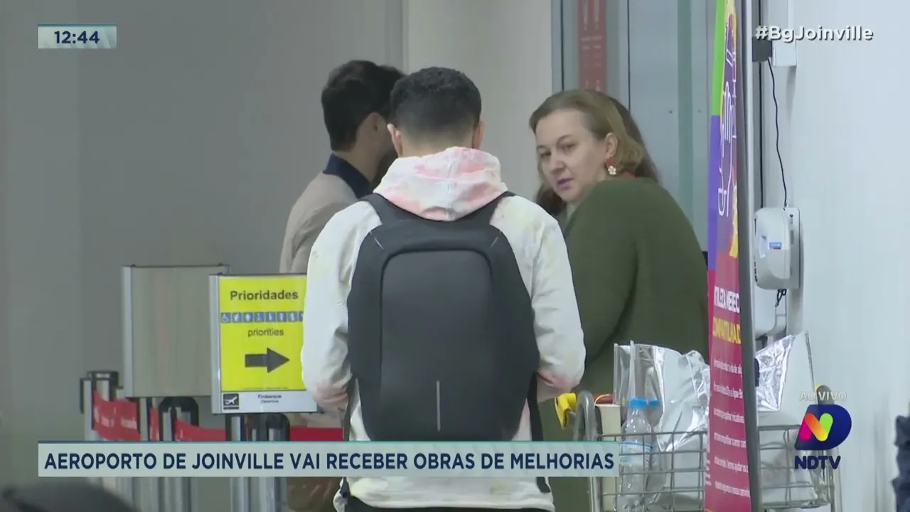 Aeroporto de Joinville vai receber obras de melhorias