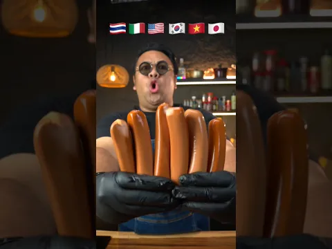 Sausages 🇹🇭🇮🇹🇺🇸🇰🇷🇨🇳🇯🇵 #Viral #trending #Food #funny #shorts