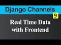 Real Time Data with Frontend Example in Django Channels