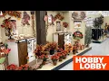 HOBBY LOBBY FURNITURE TABLES CHAIRS FALL DECOR DECORATIONS SHOP WITH ME SHOPPING STORE WALK THROUGH