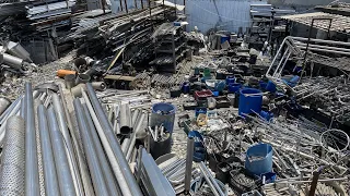 MUITA SUCATA DE INOX A VENDA tubo chapa retalhos sobras industriais USADAS