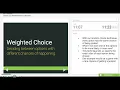 Weighted Choice in Python