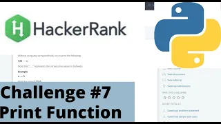 Hakerrank Python Challenge Print Function