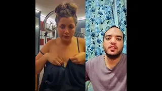 مني فاروق تقلع ملابسها لايف 