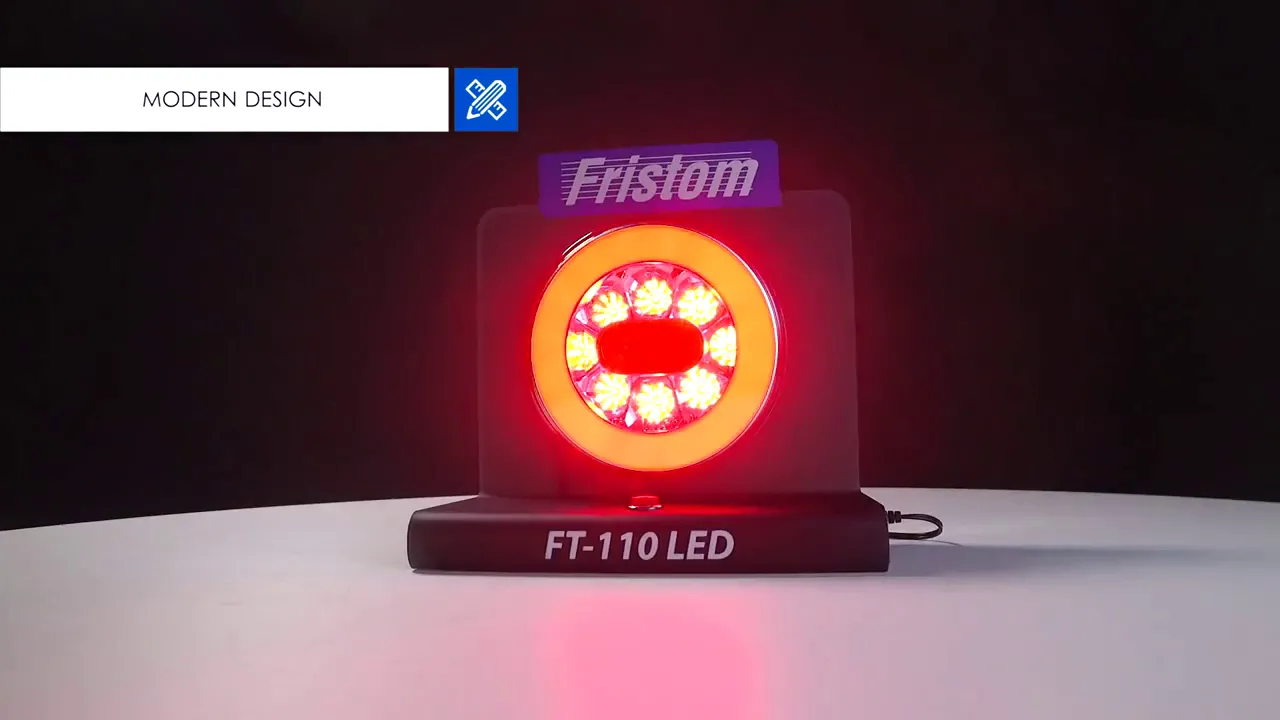 Video: LED rear light without licence plate light | 12–36 V | 100 cm cable | V10C3-800