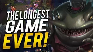 THE LONGEST GAME EVER!! | TAHM KENCH TOP - Trick2G