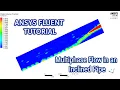 ANSYS Fluent Tutorial Multiphase flow in an Inclined Pipe Two Phase Flow in an Inclined Pipe VOF