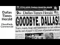 The Dallas Times Herald Classified Commercial