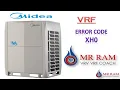 Midea VRF ERROR CODE xH0 ENGLISH