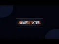 HOW TO MAKE TEXT FILL ANIMATION EFFECT USING HTML AND CSS