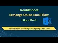 Troubleshoot Exchange Online Mail Flow Troubleshoot Inbound and Outbound Mail Flow in Microsoft 365