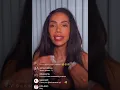Erica Mena on instagram live 25