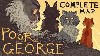 poor george complete yellowfang u0026 brokenstar map warriors 