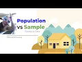 Population VS Sample in Statistical Data