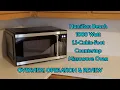 Walmart Hamilton Beach 1000 Watt 1 1-Cubic-Foot Microwave Oven - OVERVIEW OPERATION REVIEW