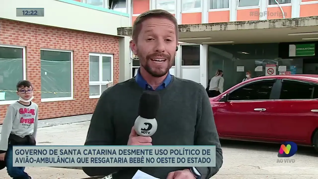 Governo de SC desmente uso político de avião-ambulância que resgataria bebê no Oeste