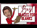 MY FAVORITE PLACES FOR SUBLIMATION BLANKS
