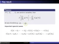 Multivariate distributions Expected value of a sum