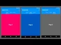ViewPager and TabLayout Android Make Slide Page Tabs Custom Adapter Fragment