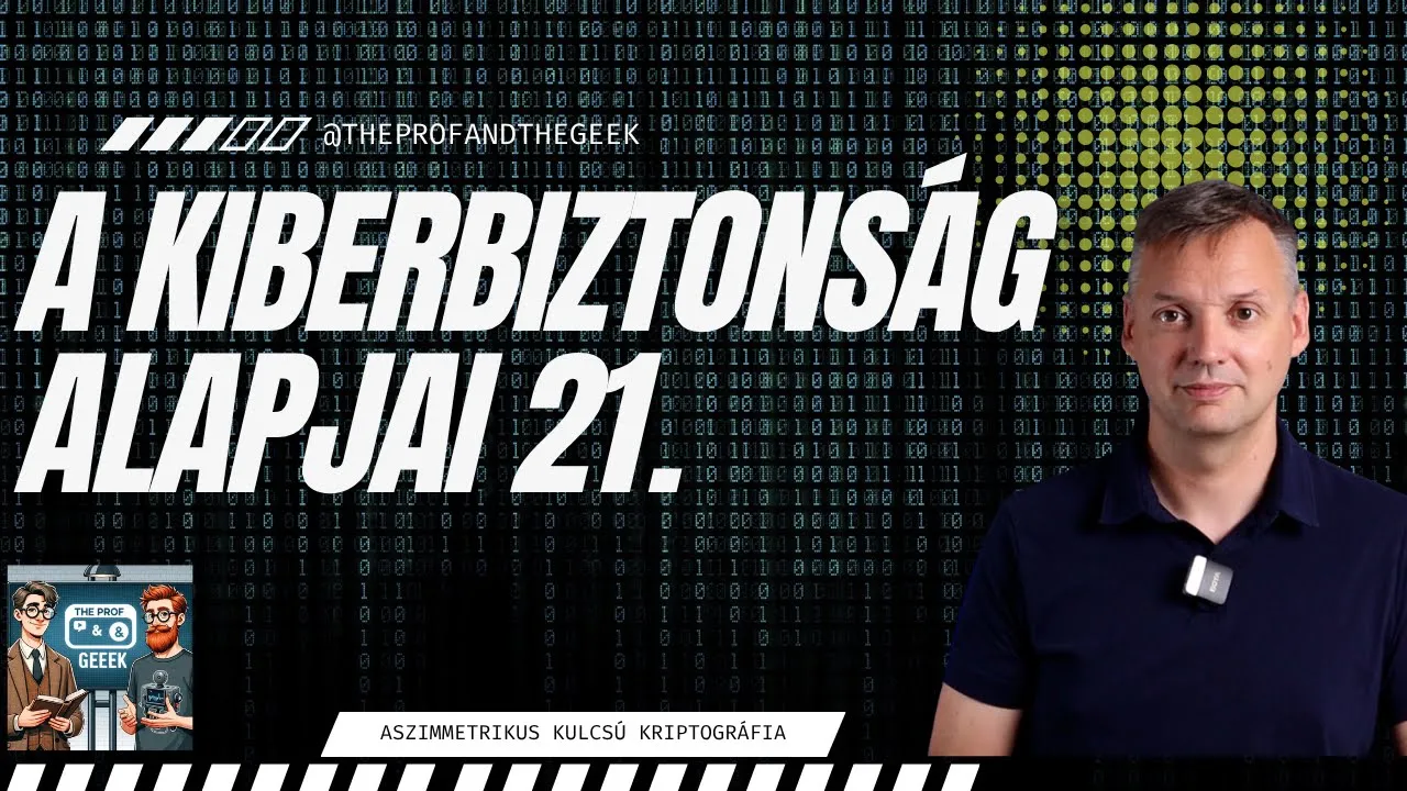 A kiberbiztonság alapjai 21.: Aszimmetrikus kulcsú kriptográfia