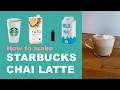 Download Lagu How to make Starbucks Chai Tea Latte #shorts