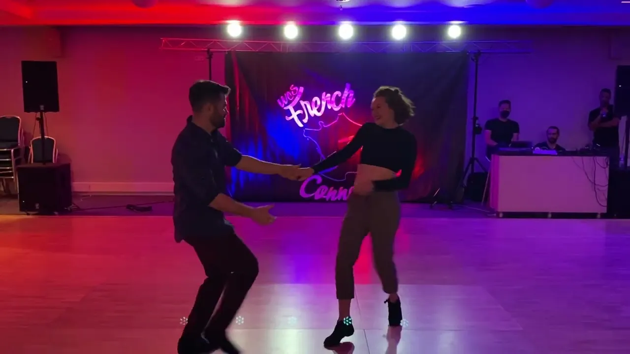 Improv West Coast Swing Dance - Ben Morris & Alyssa Glanville - French Connection 2022 Demo