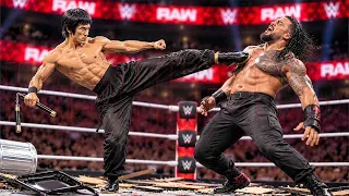Bruce Lee vs Roman Reigns Iron Man Match