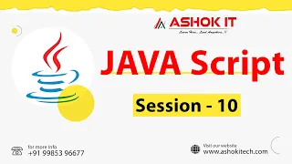 JAVA SCRIPT Session - 10 Ashok IT