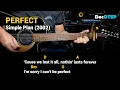 Download Lagu Perfect - Simple Plan (Easy Guitar Chords Tutorial with Lyrics)
