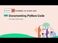 Documenting Python Code - Christian Heitzmann