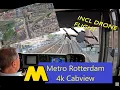 Download Lagu Drone Flight Overview Route| Metro Rotterdam| 4K Cabview| Line E | To The Hague| NATO Summit City!