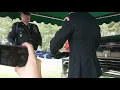 Taps and flag presentation at Grandpa Goad s funeral