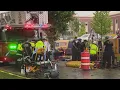 1 contractor rescued 1 remains missing after being trapped in Downers Grove storm sewer