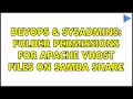 DevOps SysAdmins Folder permissions for Apache vhost files on Samba share