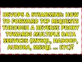 How to forward TCP requests through a reverse proxy towards multiple data services Mysql