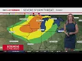 Storm threat late Monday in Chicago