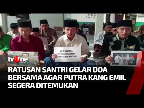 Ratusan Santri di Majalengka Panjatkan Doa untuk Keselamatan Anak Sulung Ridwan Kamil
